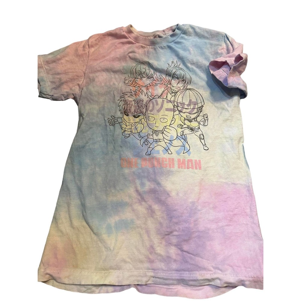 Mens - VIZ Media - One Punch Man Tie Dye Shirt SIZE M